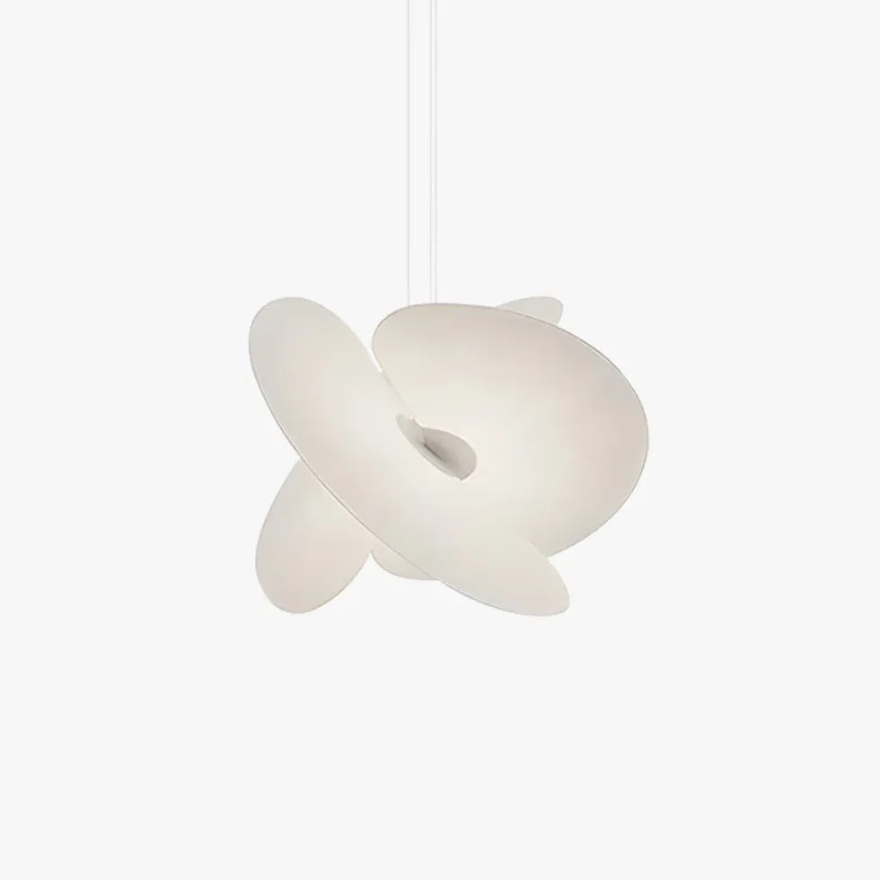 Lampadari da interni moderni in seta bianca - clowasit.com