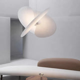 Lampadari da interni moderni in seta bianca - clowasit.com
