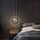 Lampadari stile nordico design con vetro sferico - clowasit.com