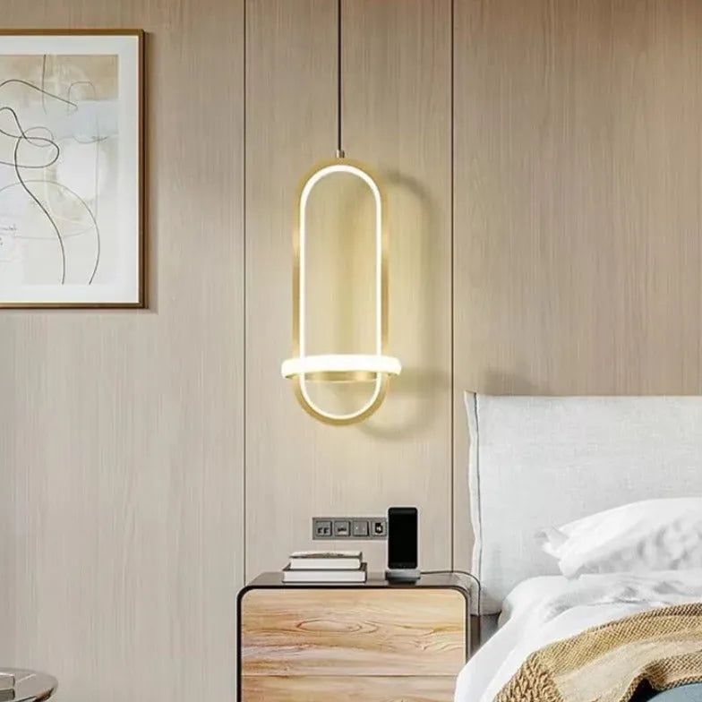 Lampadari x bagno moderno con forma ovale - clowasit.com