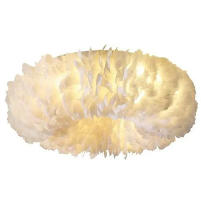 Lampada a LED soffitto piume eleganti - clowasit.com