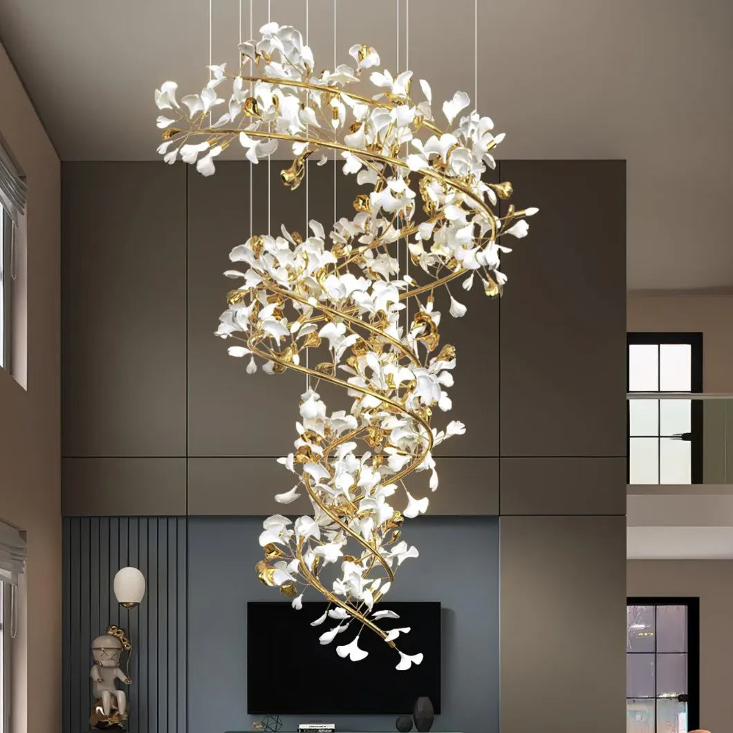 Lampadario Petali Soggiorno di Lusso a LED - clowasit.com