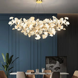 LED Lampadari Moderni Foglie di Ginkgo Bianche - clowasit.com