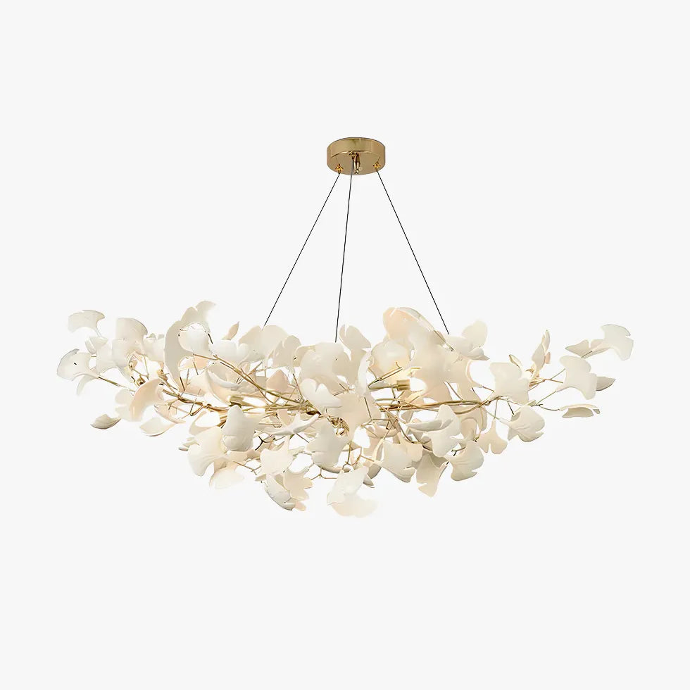 LED Lampadari Moderni Foglie di Ginkgo Bianche - clowasit.com