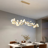 Lampadario Foglia Oro Sala da Pranzo - clowasit.com