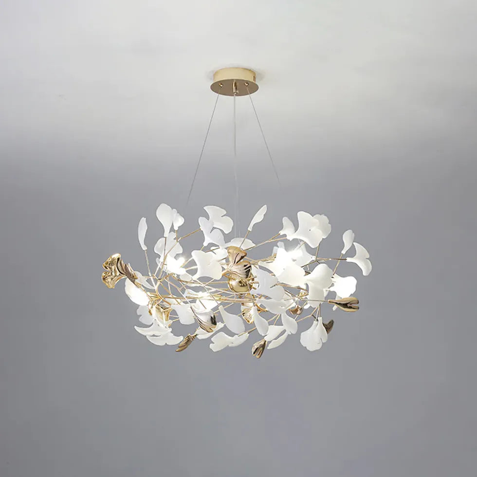Lampadari Moderni con Pale Oro per Soggiorno - clowasit.com