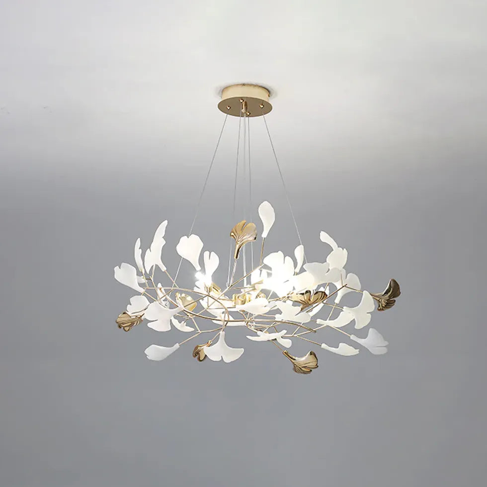 Lampadari Moderni con Pale Oro per Soggiorno - clowasit.com