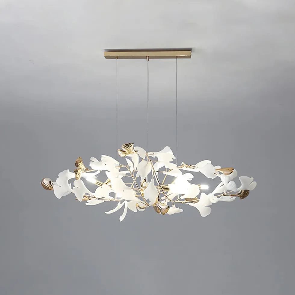 Lampadari Moderni con Pale Oro per Soggiorno - clowasit.com