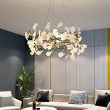 Lampadari Moderni con Pale Oro per Soggiorno - clowasit.com