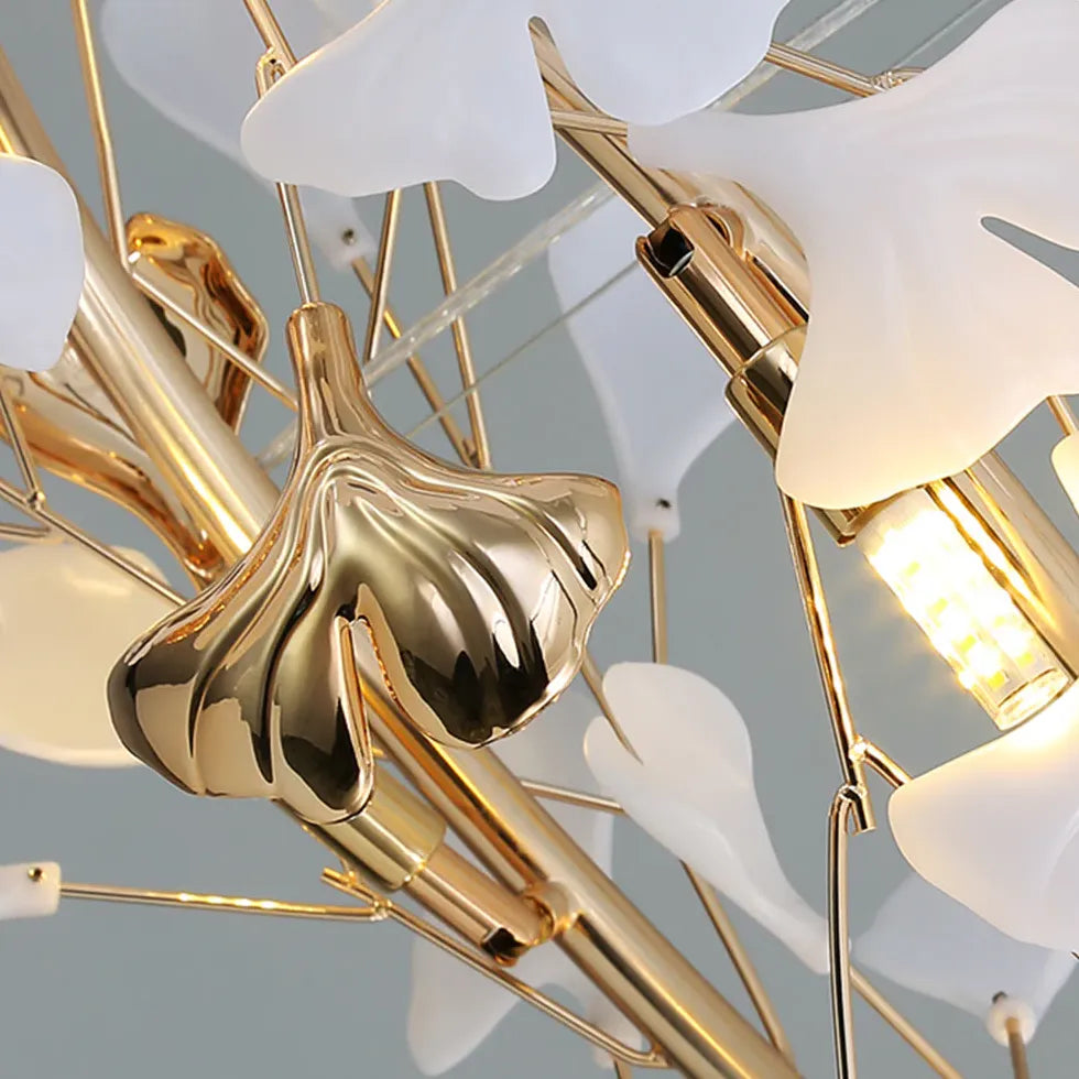 Lampadari Moderni con Pale Oro per Soggiorno - clowasit.com