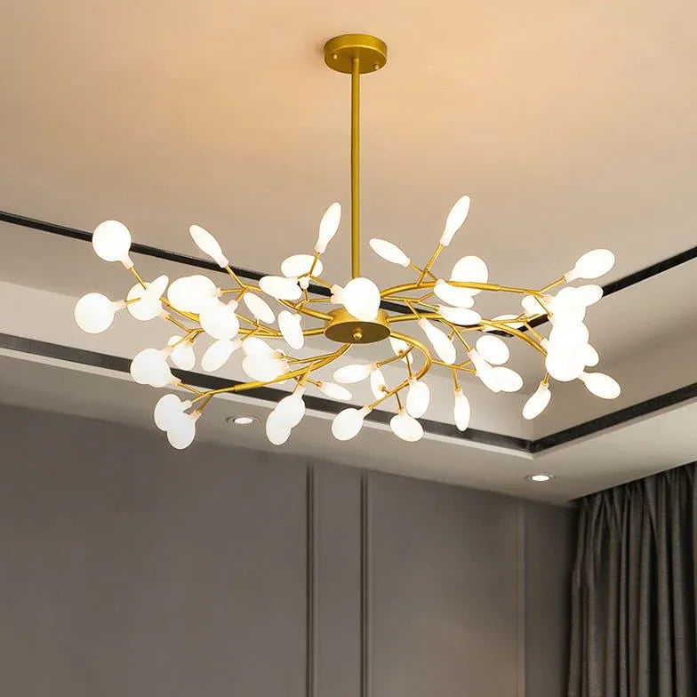 lampadario elegante e raffinato con forma lucciola - clowasit.com