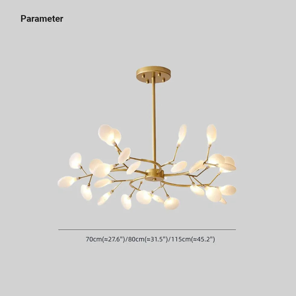 lampadario elegante e raffinato con forma lucciola - clowasit.com