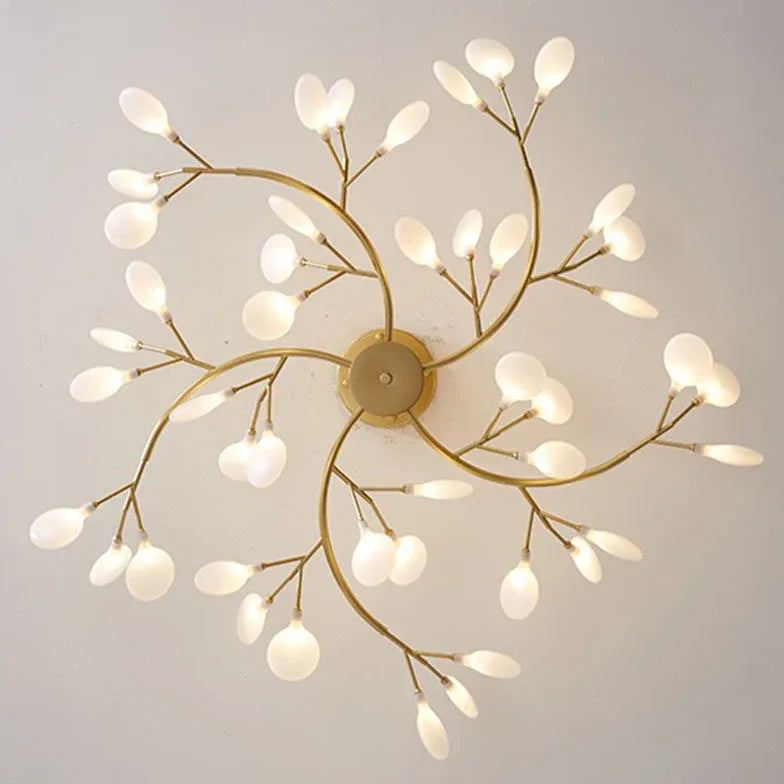 lampadario elegante e raffinato con forma lucciola - clowasit.com