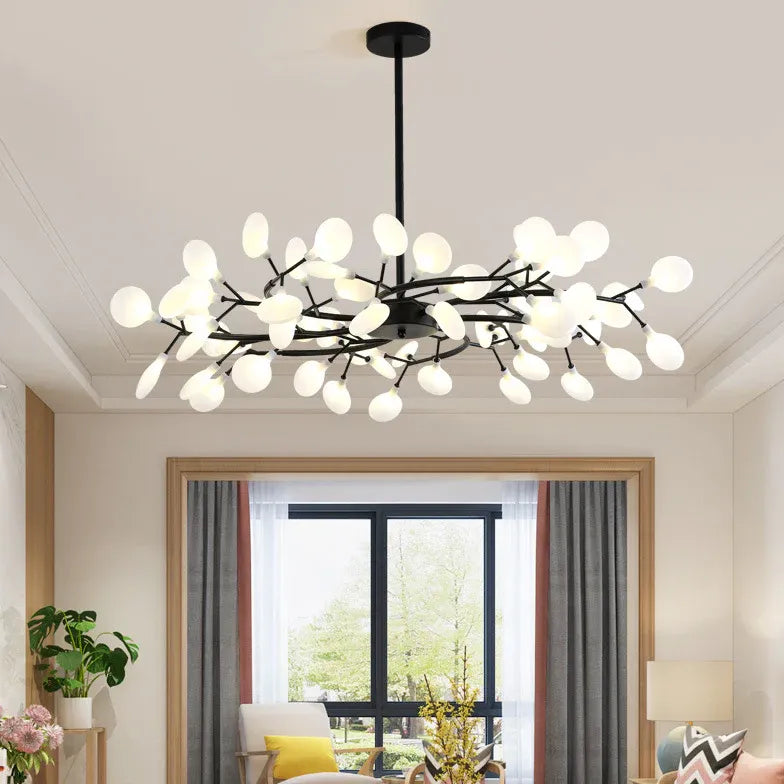 lampadario elegante e raffinato con forma lucciola - clowasit.com