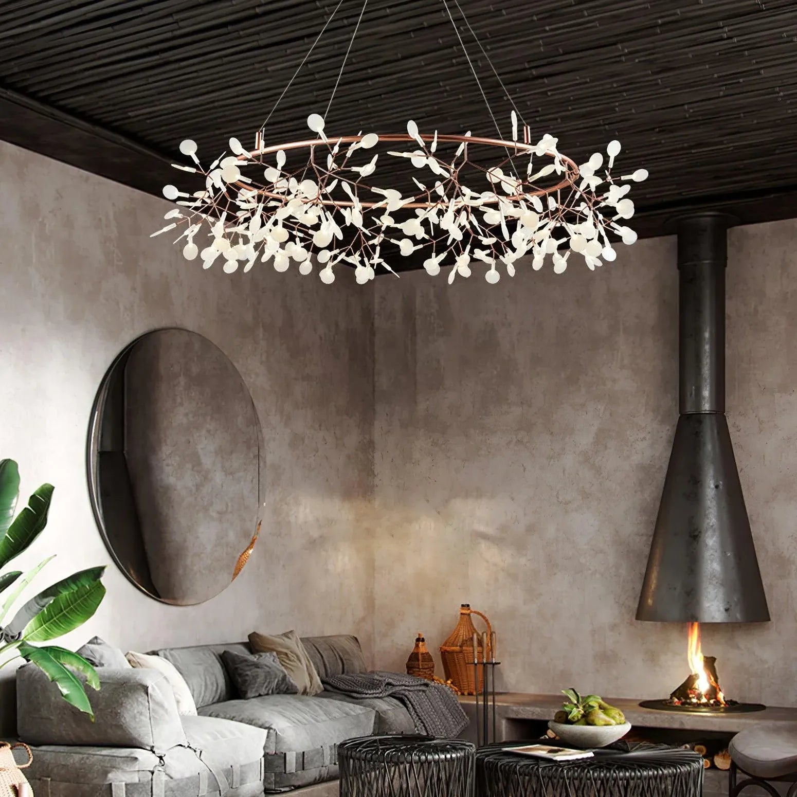 lampadari moderni da sala in stile lucciola - clowasit.com