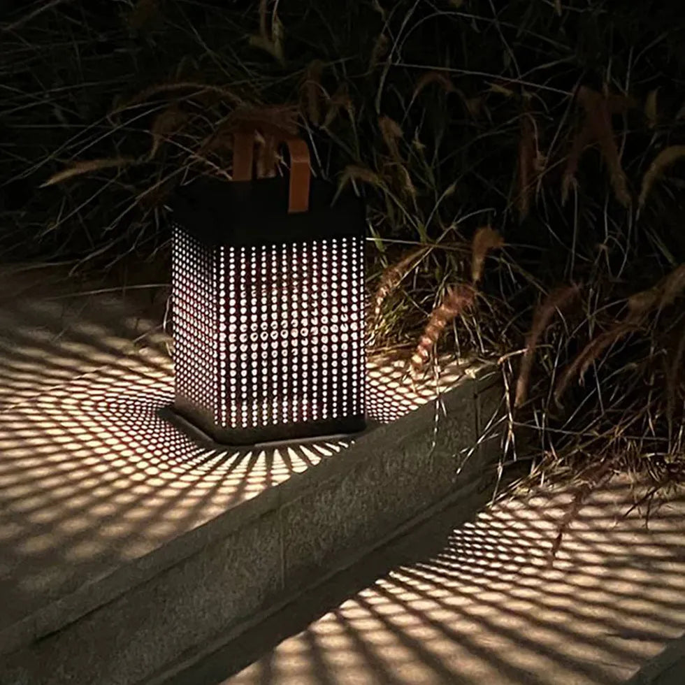 Lampada da terra moderna traforata portatile - clowasit.com