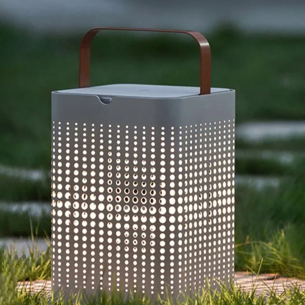 Lampada da terra moderna traforata portatile - clowasit.com