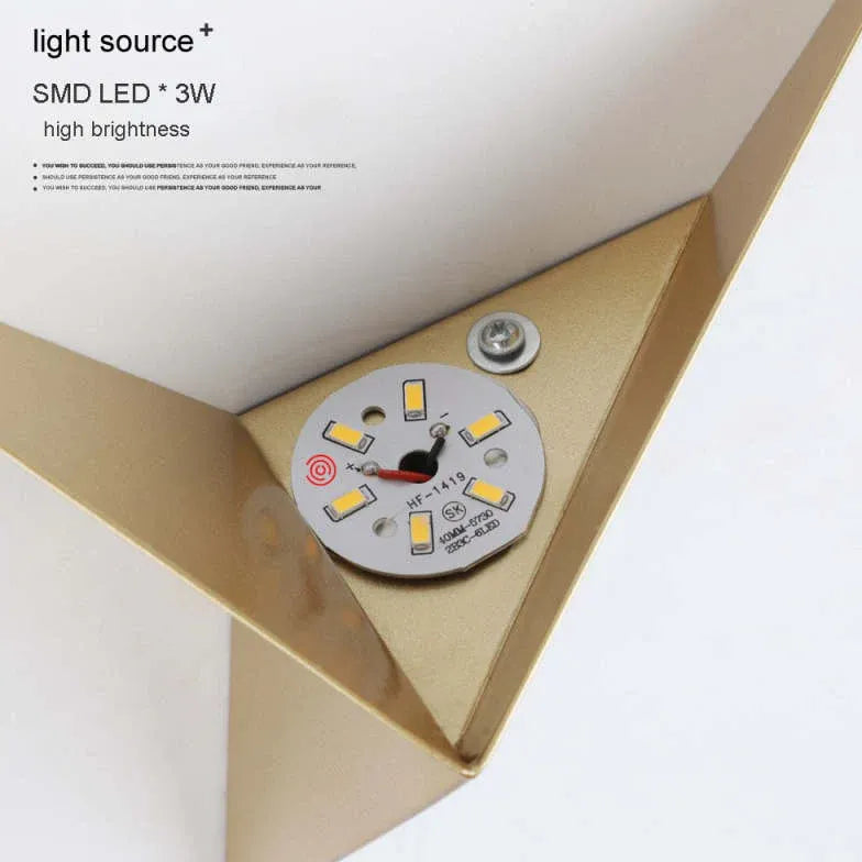 Applique da Parete Luce in Alto Triangolare - clowasit.com