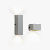 Lampade da esterno doppia luce design quadrato - clowasit.com