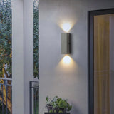 Lampade da esterno doppia luce design quadrato - clowasit.com