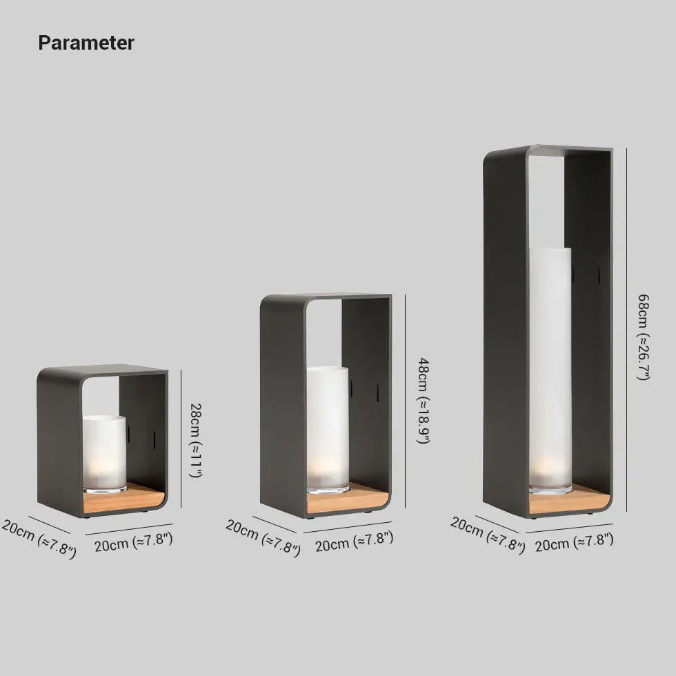 Lampade a led da terra design rettangolare - clowasit.com