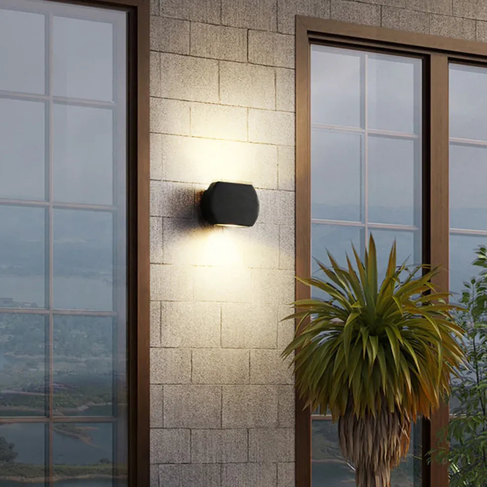 Applique da esterno doppia luce Stile Geometrico - clowasit.com