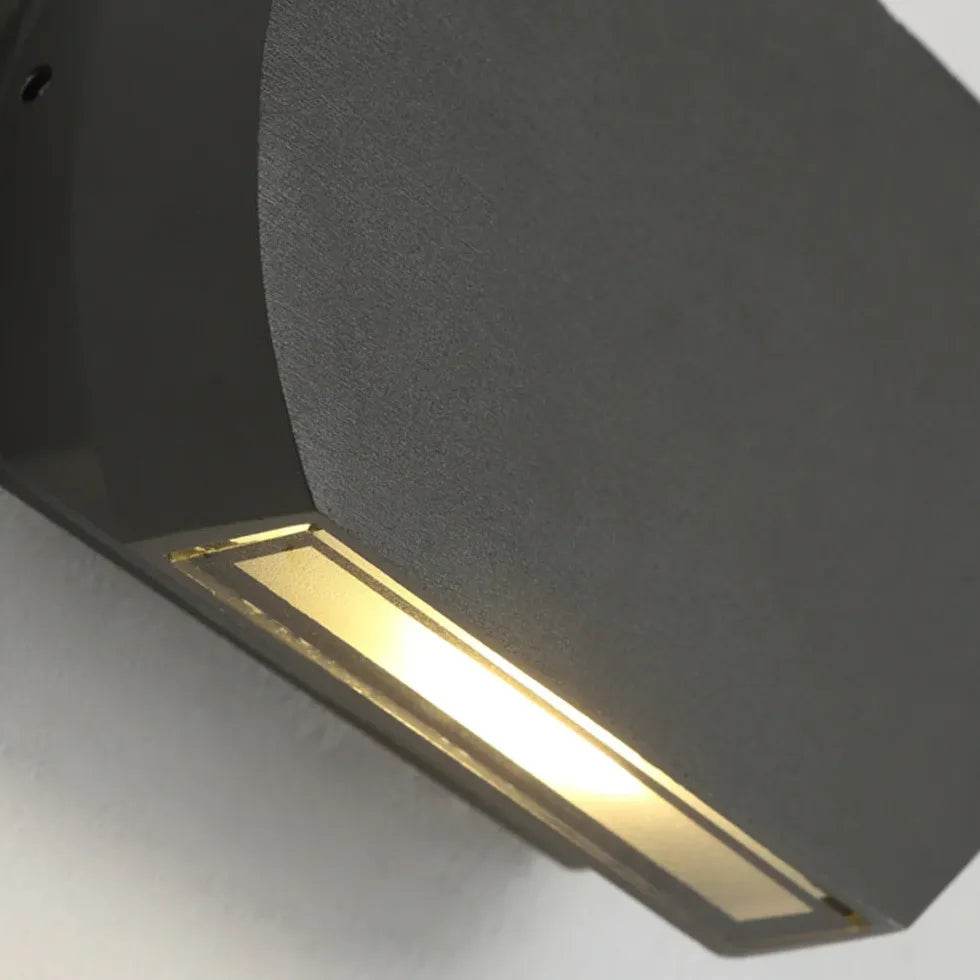 Applique da esterno doppia luce Stile Geometrico - clowasit.com
