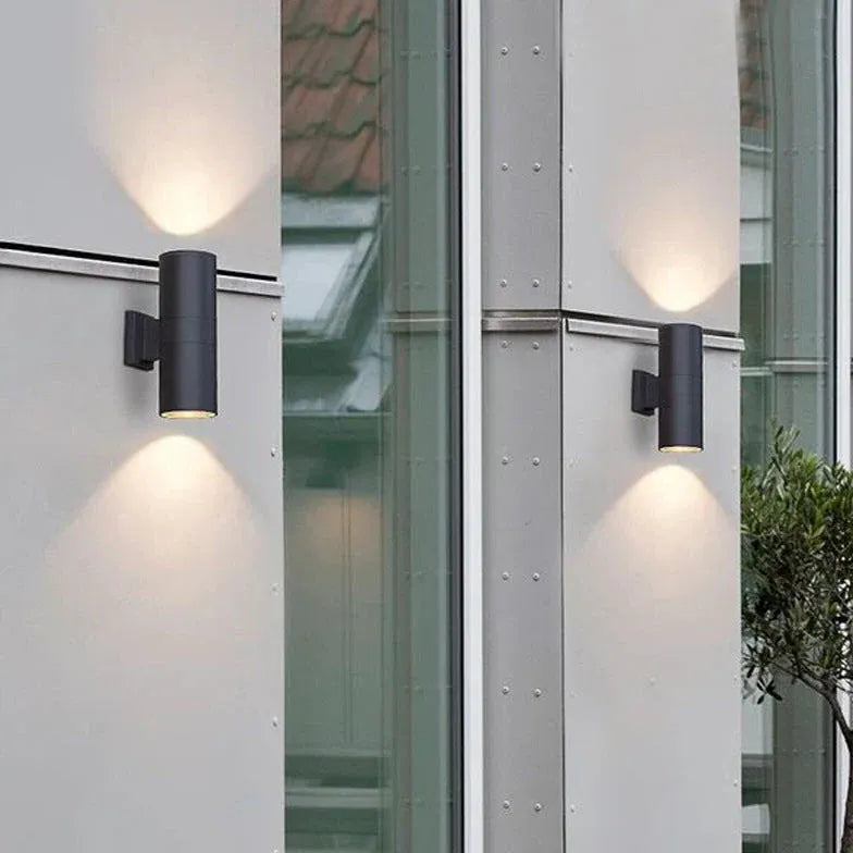 Applique Doppia Luce Da Esterno Nero Elegante - clowasit.com
