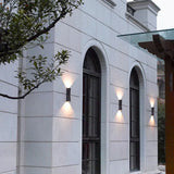 Lampada Doppio Cono Design Nero Per Esterni - clowasit.com