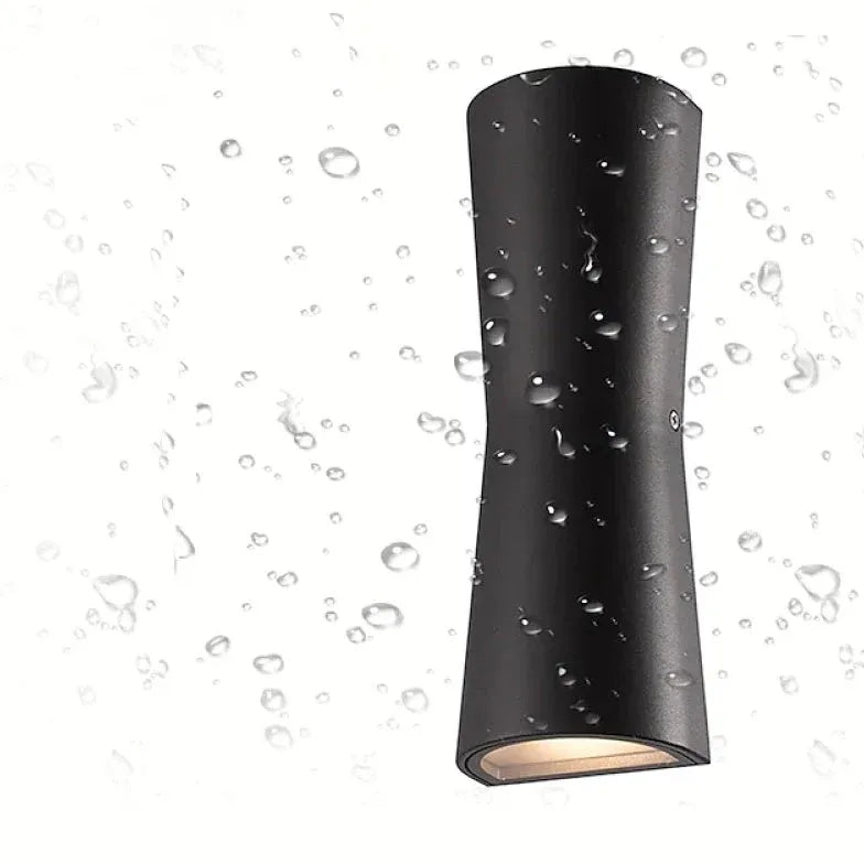 Lampada Doppio Cono Design Nero Per Esterni - clowasit.com