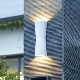 Lampada Doppio Cono Design Nero Per Esterni - clowasit.com