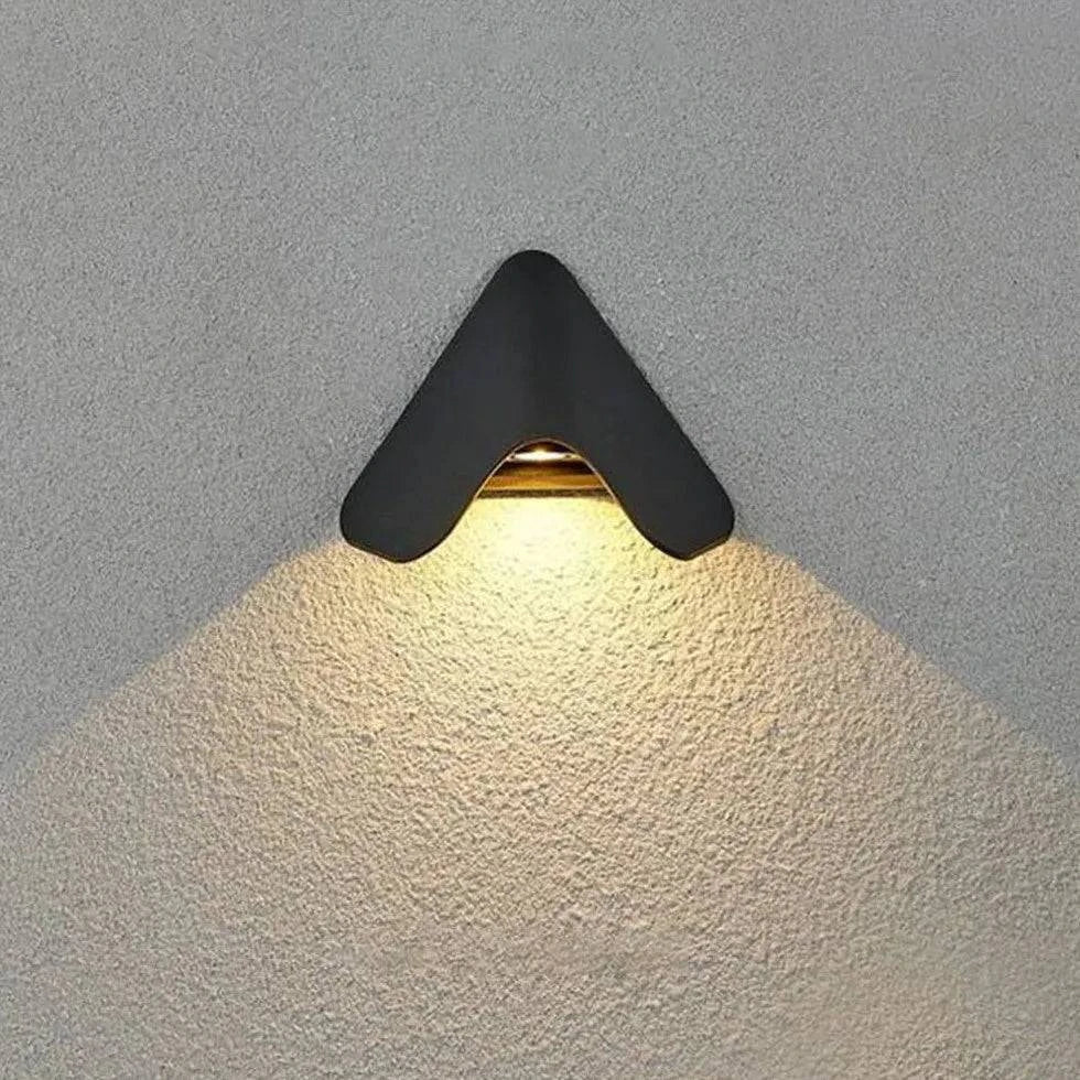 Luce da esterno a parete Triangolo Alluminio - clowasit.com