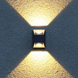 Lampada da parete esterna rettangolare in metallo - clowasit.com