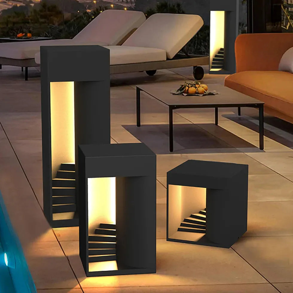 Luci Esterno Moderno a Cubo Scalare - clowasit.com