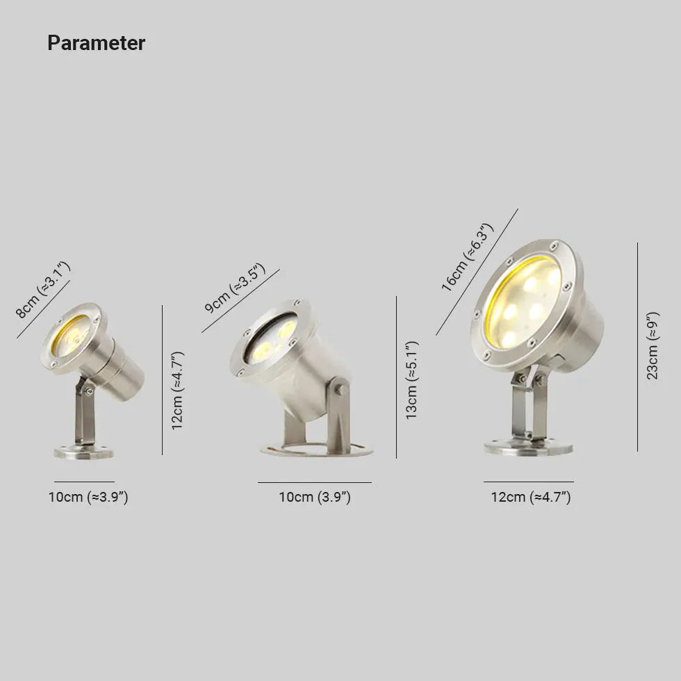 Faretti di vetro illuminazione subacquea moderna - clowasit.com