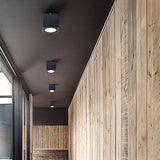 Plafoniera per corridoio Design Nero Prisma - clowasit.com