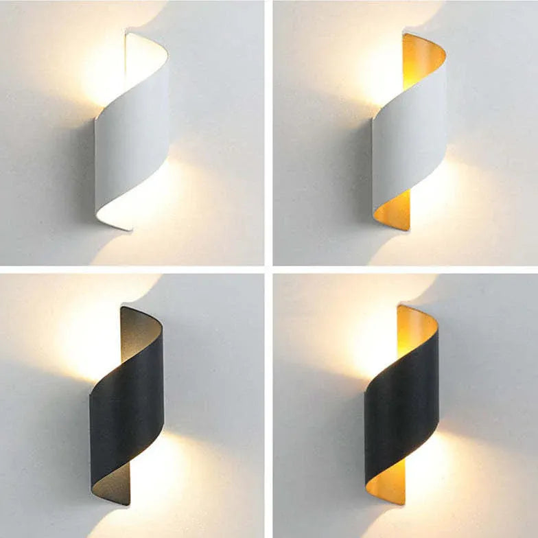Lampade da esterno doppia luce stile spirale - clowasit.com
