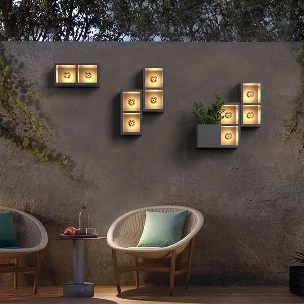 Luci Notturne Da Esterno Decorazione Cubica - clowasit.com