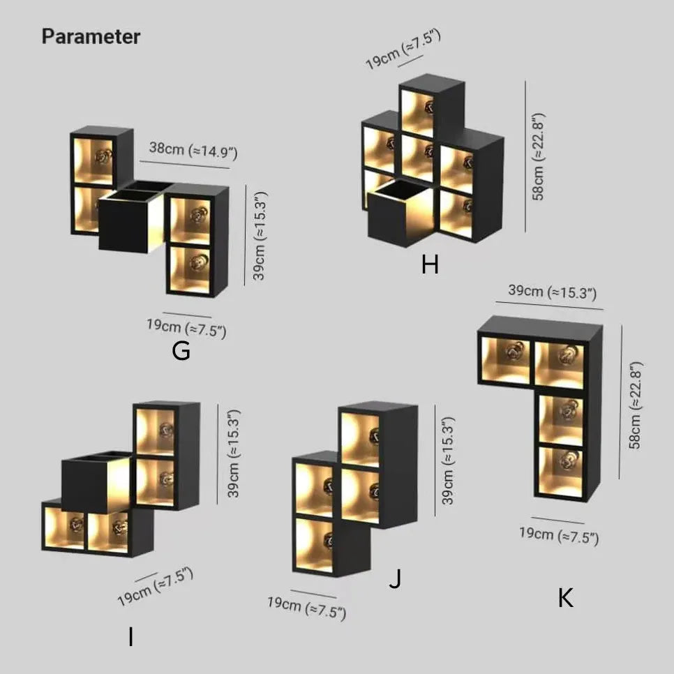 Luci Notturne Da Esterno Decorazione Cubica - clowasit.com