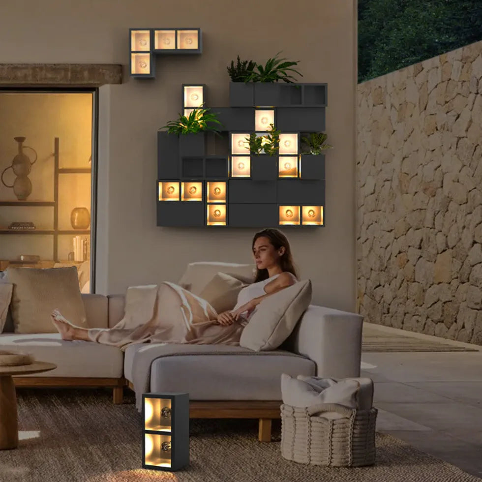 Luci Notturne Da Esterno Decorazione Cubica - clowasit.com