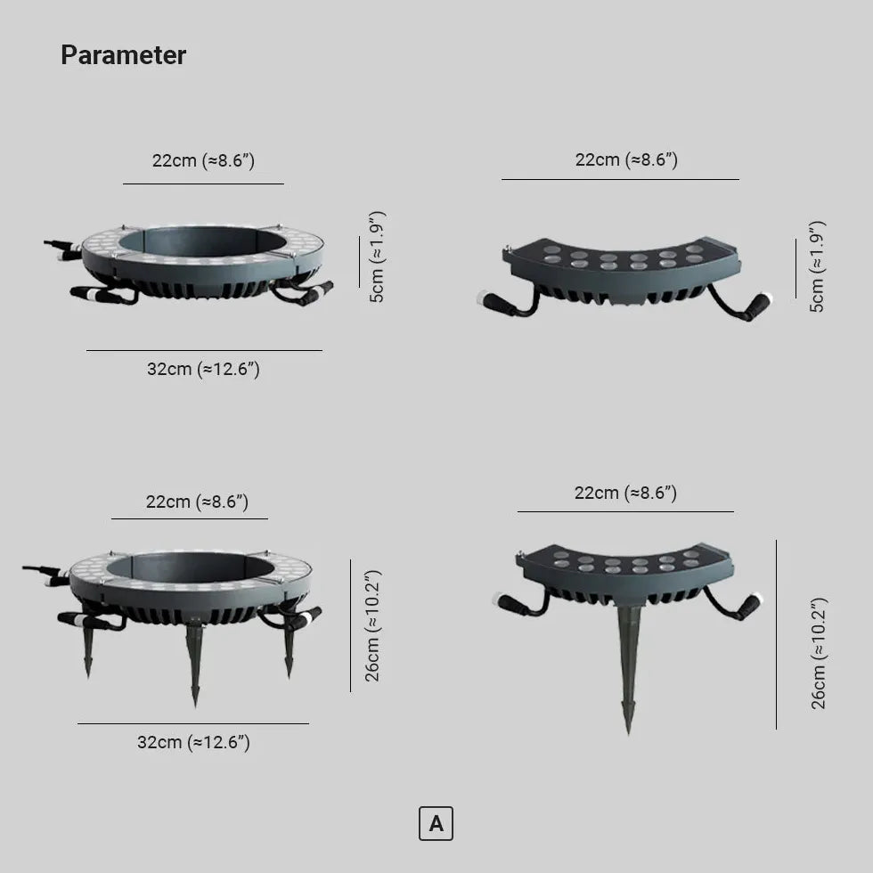Faretti da pavimento per esterni con design - clowasit.com
