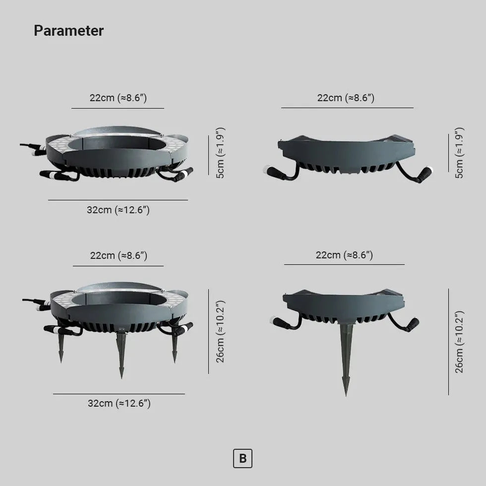 Faretti da pavimento per esterni con design - clowasit.com