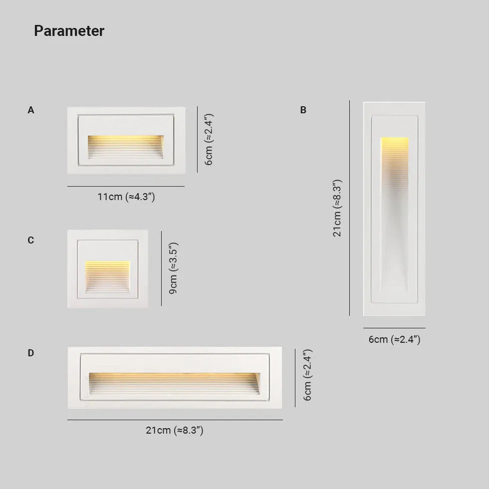 Luci LED da Incasso per Esterni Geometrico - clowasit.com