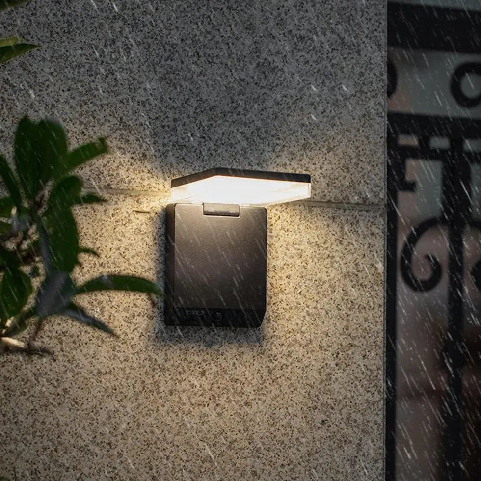 lampada da parete per esterno pieghevole solare - clowasit.com