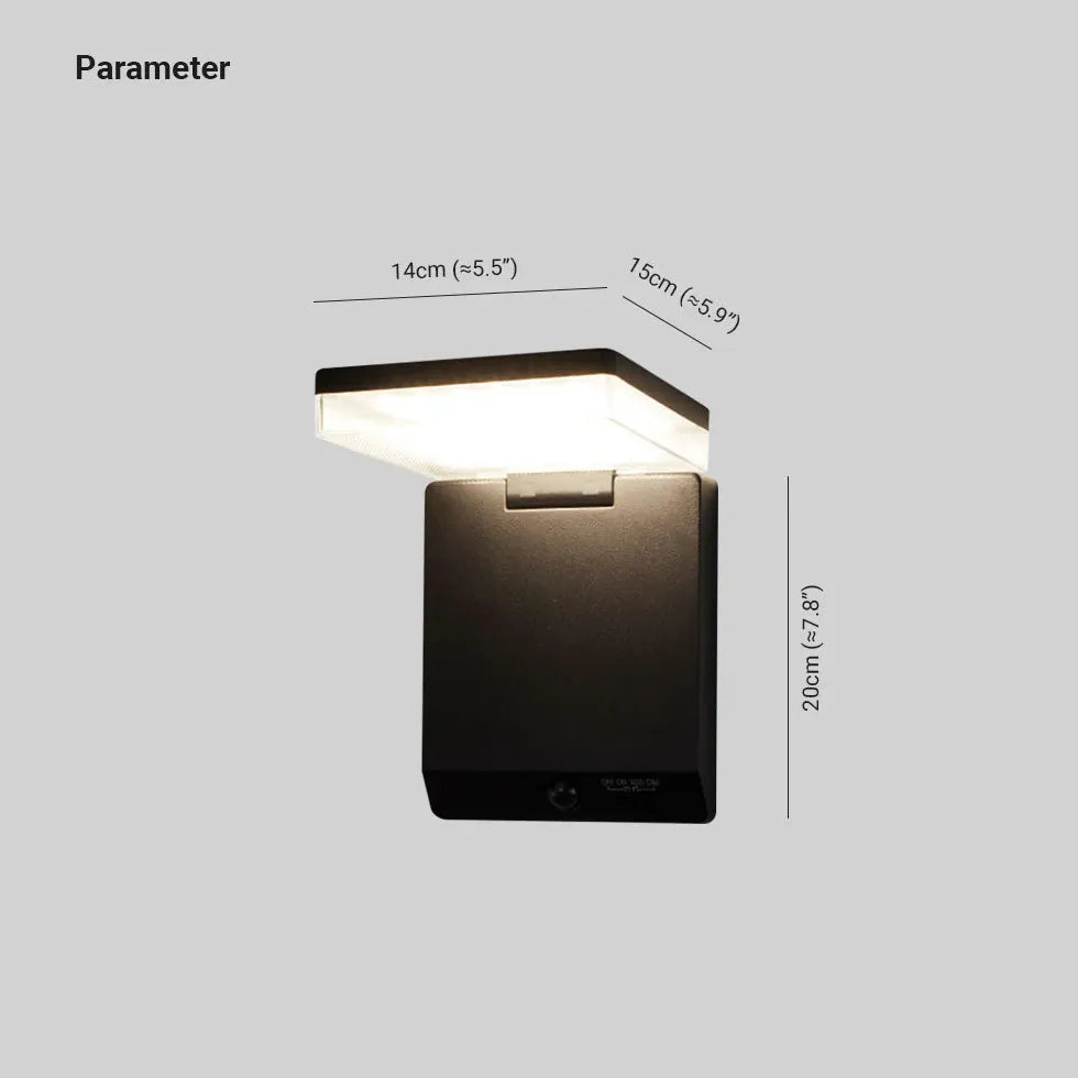 lampada da parete per esterno pieghevole solare - clowasit.com