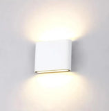 Lampada a parete moderna rettangolare nera - clowasit.com
