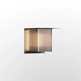 Lampada da parete esterna rettangolare in vetro - clowasit.com