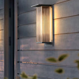 Lampada da parete esterna rettangolare in vetro - clowasit.com