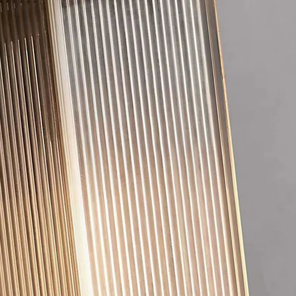 Lampada da parete esterna rettangolare in vetro - clowasit.com