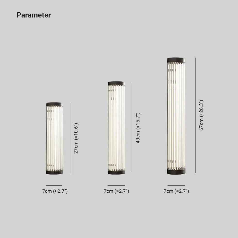 Applique LED Cilindrica Moderna per Esterni - clowasit.com
